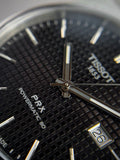 Tissot PRX Powermatic 80 Black Dial Black Leather Strap Watch for Men - T137.407.16.051.00 Buy Now By Tissot