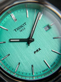 Tissot PRX Quartz Light Green Dial Silver Steel Strap Watch for Men - T137.410.11.091.01 Buy Now By Tissot