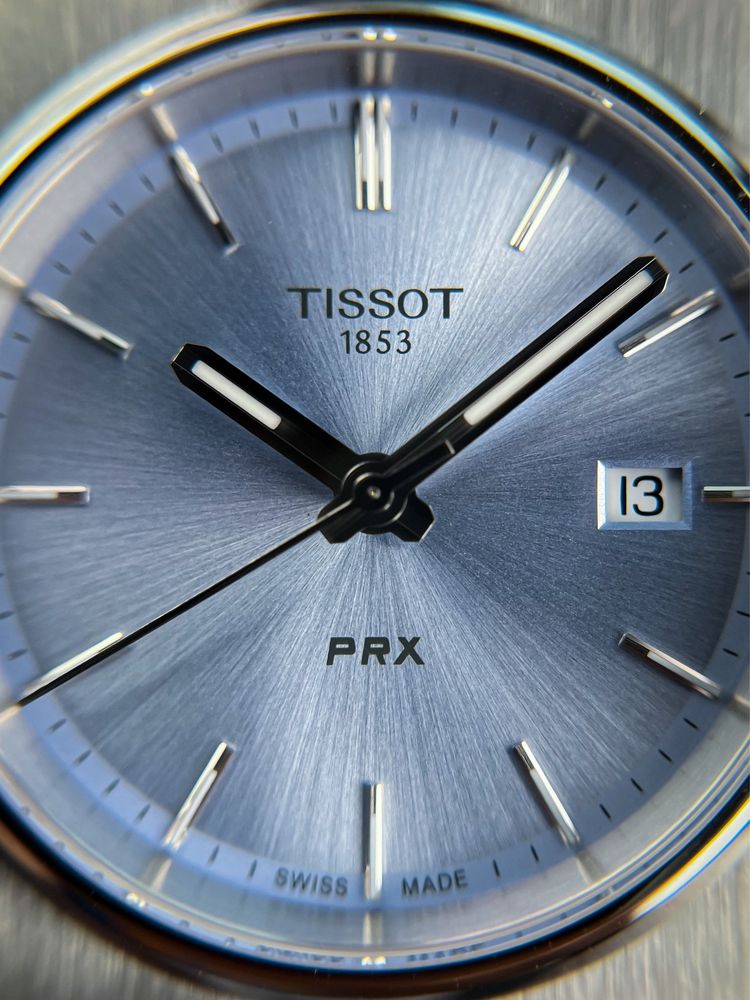 Tissot PRX Light Blue Dial Silver Steel Strap Watch For Women - T137.210.11.351.00 Buy Now By Tissot