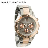 Marc Jacobs Marc Chronograph Grey Dial Two Tone Steel Strap Watch for Men - MBM3157 Buy Now By Marc Jacobs
