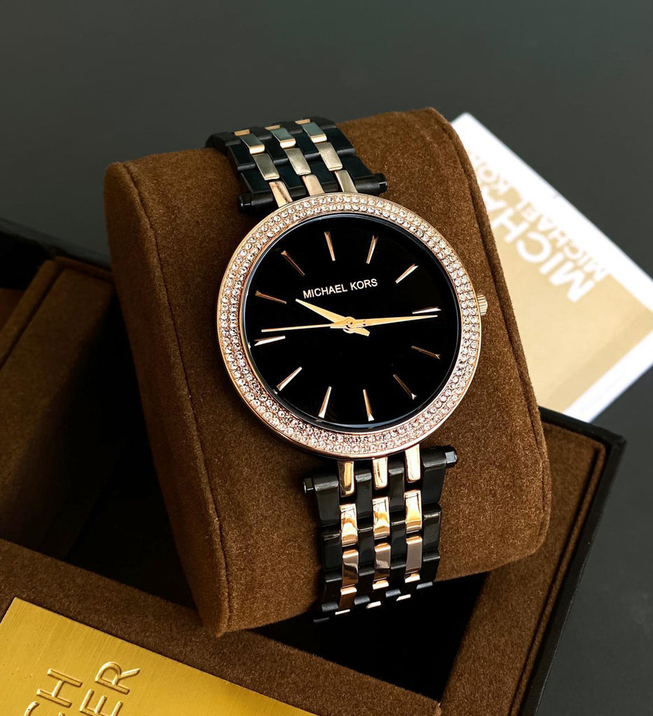 Michael Kors Darci Analog Quartz Grey Dial Two Tone Steel Strap Watch For Women - MK3584 Buy Now By Michael Kors