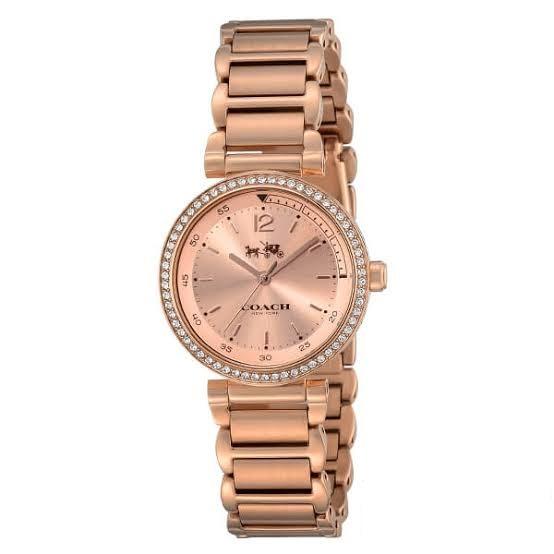 Coach Sports Rose Gold Dial Rose Gold Steel Strap Watch for Women - 14502200 Buy Now By Coach