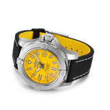 Breitling Avenger Automatic 45 Seawolf Yellow Dial Black Nylon Strap Watch for Men - A17319101I1X1 Buy Now By Breitling