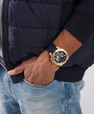 Guess Trophy Multifunction Black Dial Black Rubber Strap Watch for Men - GW0333G2 Buy Now By Guess