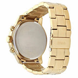 Guess Sunrise Chronograph Gold Dial Gold Steel Strap Watch For Women - W0330L1 Buy Now By Guess
