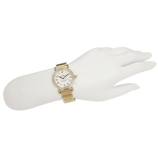 Coach Madison White Dial Gold Steel Strap Watch for Women - 14502397 Buy Now By Coach