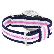 Daniel Wellington Classic Southampton White Dial Three Tone Nylon Strap Watch For Women - DW00100050 Buy Now By Daniel Wellington