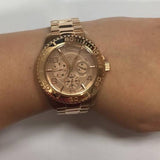 Guess BFF Multifunction Rose Gold Dial Rose Gold Steel Strap Watch for Women - W0231L4 Buy Now By Guess