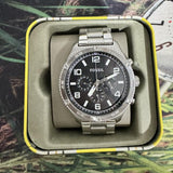 Fossil Brox Multifunction Black Dial Silver Steel Strap Watch for Women - BQ2797 Buy Now By Fossil