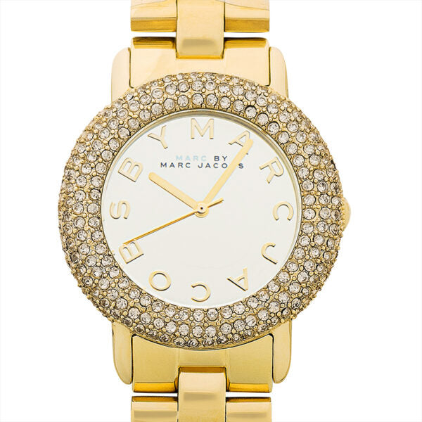 Marc Jacobs Marci Gold Dial Gold Steel Strap Watch for Women - MBM3191 Buy Now By Marc Jacobs