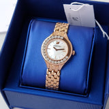 Swarovski Lovely Crystals Mother of Pearl Dial Rose Gold Steel Strap Watch for Women - 5261496 Buy Now By Swarovski