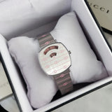 Gucci Grip Quartz Silver Dial Silver Steel Strap Watch For Women - YA157438 Buy Now By Gucci
