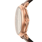 Fossil Neutra Automatic Skeleton Black Dial Brown Leather Strap Watch for Men - ME3195 Buy Now By Fossil