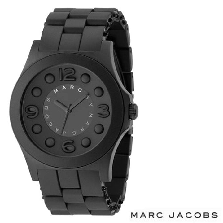 Marc Jacobs Pelly Black Dial Black Silicone Strap Watch for Women - MBM2531 Buy Now By Marc Jacobs