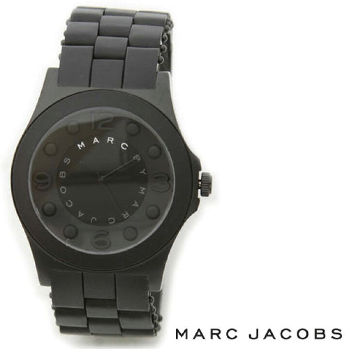Marc Jacobs Pelly Black Dial Black Silicon Strap Watch for Women - MBM2511 Buy Now By Marc Jacobs