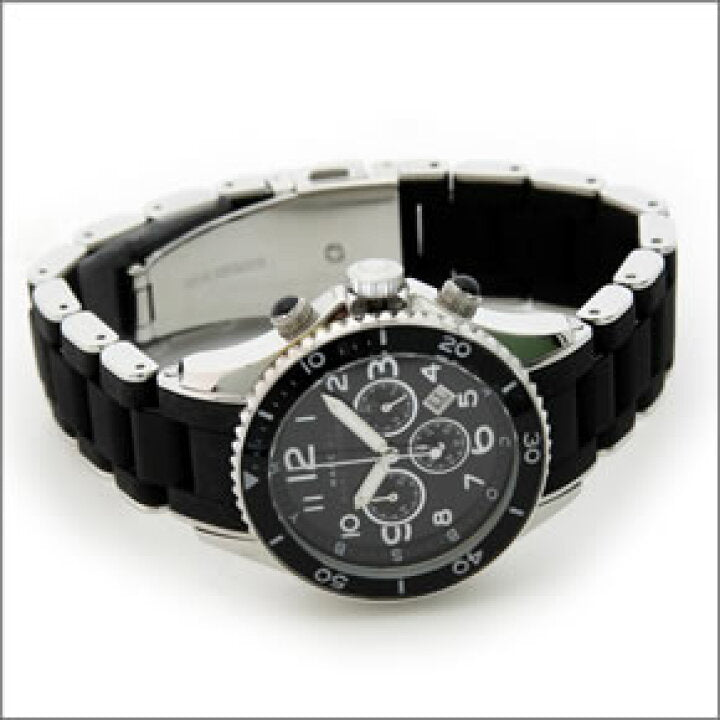 Marc Jacobs Rock Chronograph Black Dial Black Silicone Strap Watch for Women - MBM2551 Buy Now By Marc Jacobs