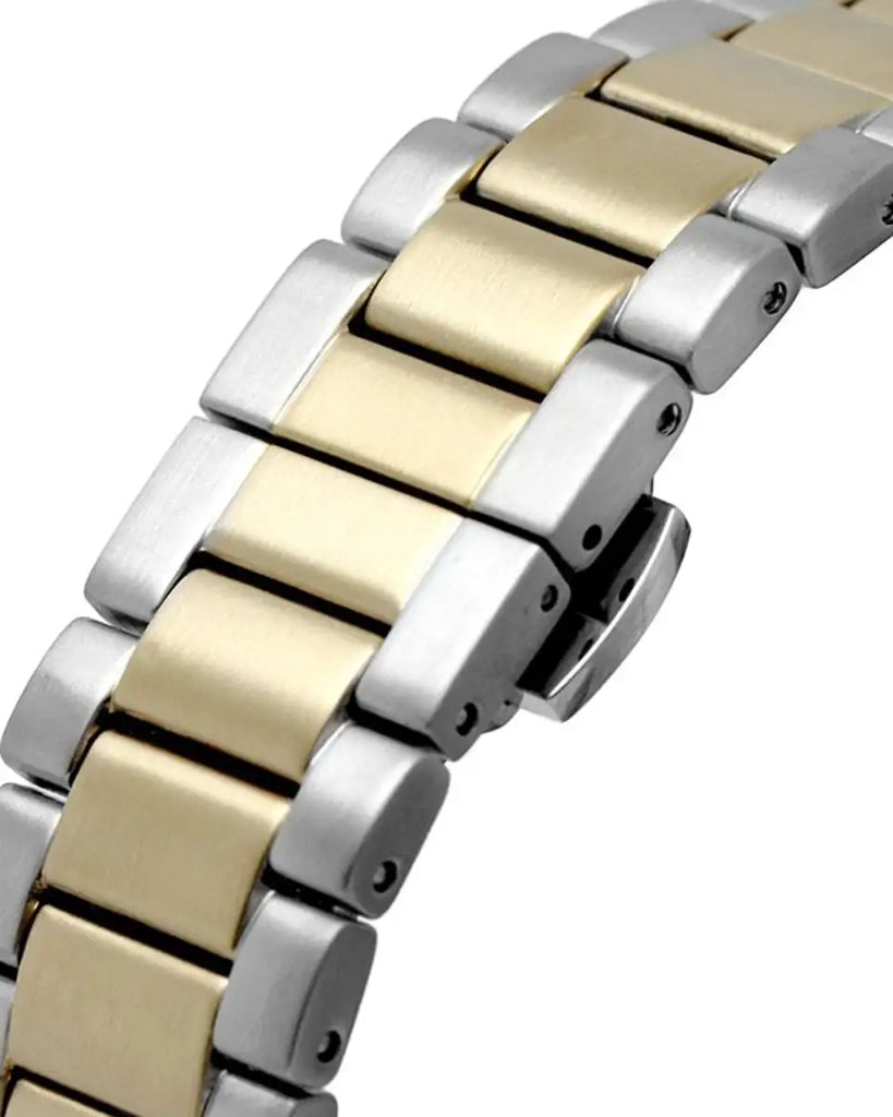 Emporio Armani Claudio Chronograph Green Dial Two Tone Steel Strap Watch For Women - AR11511 Buy Now By Emporio Armani