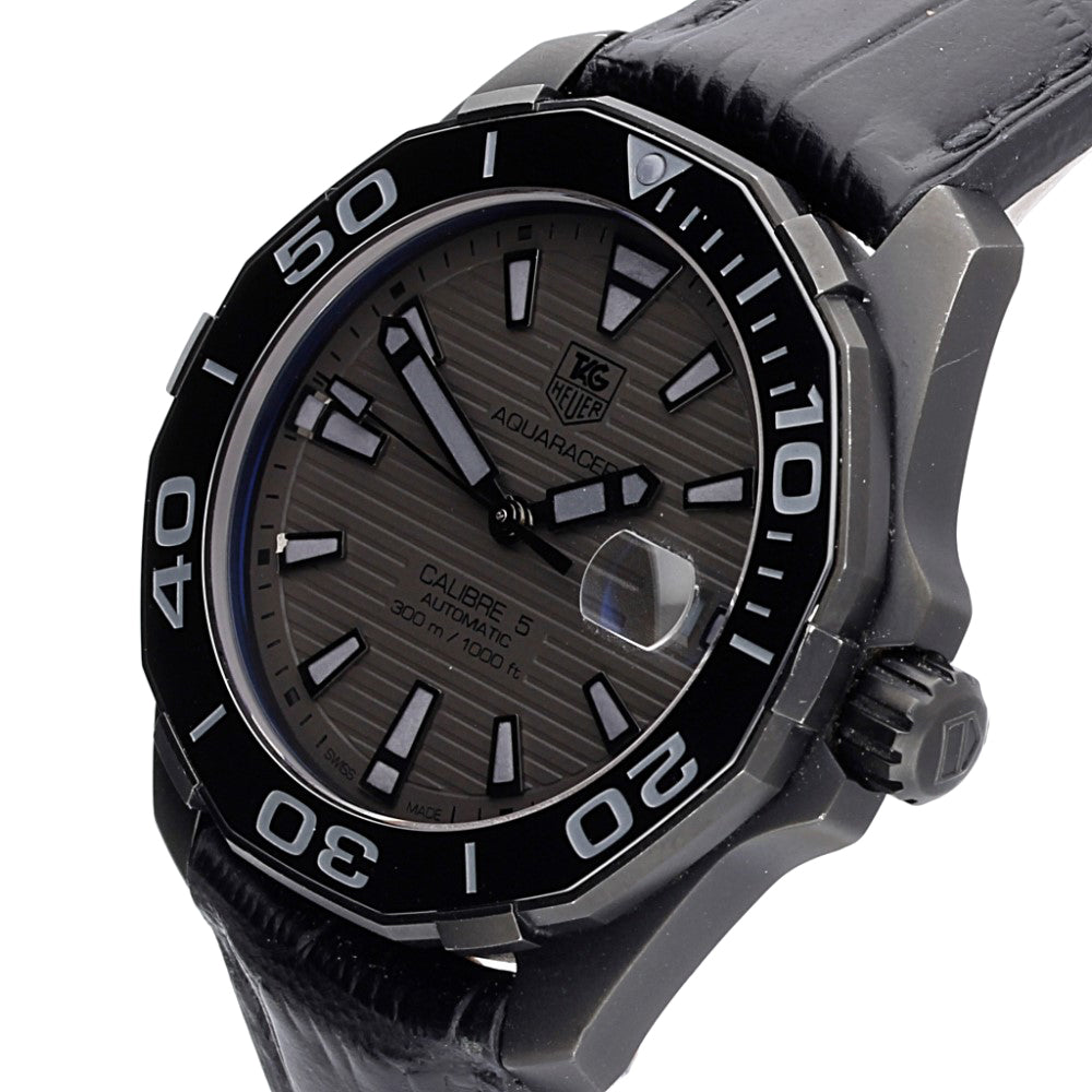 Tag Heuer Aquaracer Black Dial Watch for Men - WAY218B.FC6364 Buy Now By Tag Heuer