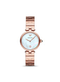 Emporio Armani Arianna White Mother of Pearl Dial Rose Gold Steel Strap Watch For Women - AR11236 Buy Now By Emporio Armani