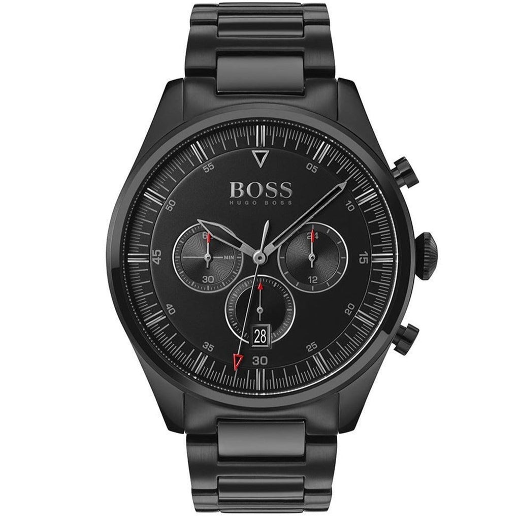 Hugo Boss Pioneer Black Dial Black Steel Strap Watch for Men - 1513714 Buy Now By Hugo Boss