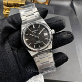 Tissot PRX Powermatic 80 Black Dial Silver Steel Strap Watch for Men - T137.207.11.051.00 Buy Now By Tissot