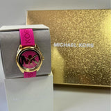 Michael Kors Janelle Quartz Pink Dial Pink Rubber Strap Watch For Women - MK7349 Buy Now By Michael Kors