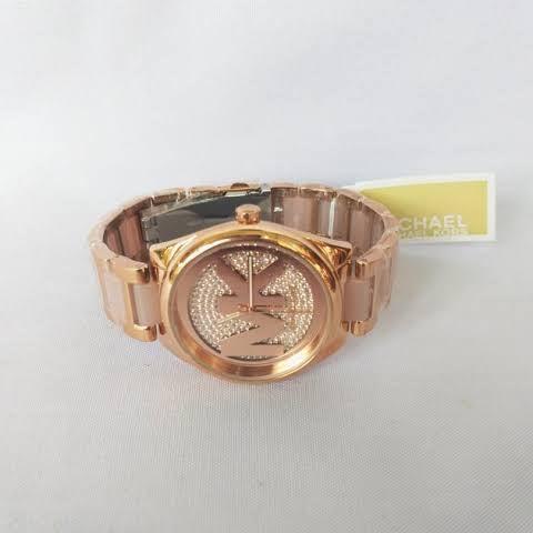 Michael Kors Janelle Three Hand Rose Gold Dial Two Tone Steel Strap Watch For Women - MK7089 Buy Now By Michael Kors