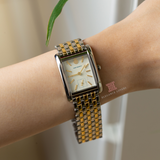 Tory Burch Eleanor White Dial Two Tone Steel Strap Watch for Women - TBW1070 Buy Now By Tory Burch