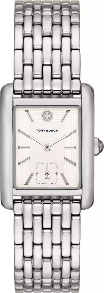 Tory Burch Eleanor White Dial Silver Steel Strap Watch for Women - TBW1069 Buy Now By Tory Burch
