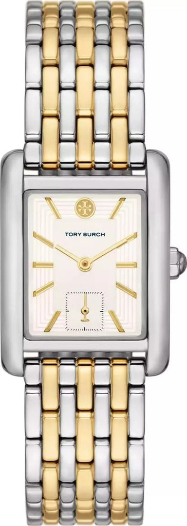 Tory Burch Eleanor White Dial Two Tone Steel Strap Watch for Women - TBW1070 Buy Now By Tory Burch