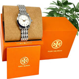 Tory Burch Whitney Ivory White Dial Silver Steel Strap Watch for Women - TBW8001 Buy Now By Tory Burch