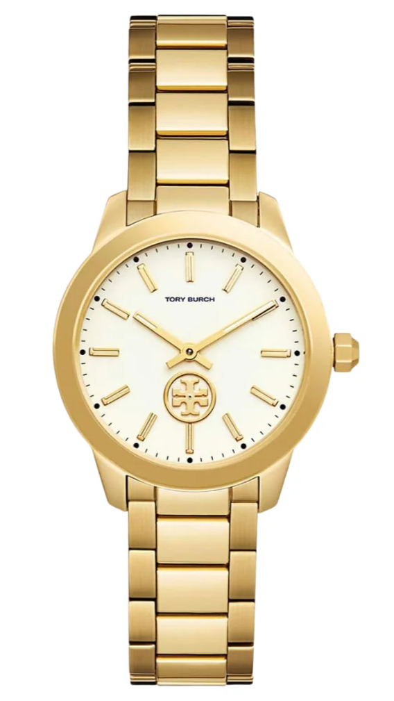 Tory Burch Collins White Dial Gold Steel Strap Watch for Women - TBW1300 Buy Now By Tory Burch