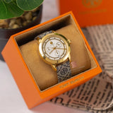 Tory Burch Classic Chronograph White Dial Grey Nylon Strap Watch for Women - TBW1035 Buy Now By Tory Burch