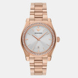 Emporio Armani Federica Analog Mother of Pearl Dial Rose Gold Steel Strap Watch for Women - AR11558 Buy Now By Emporio Armani