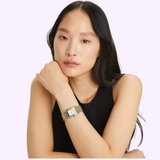 Tory Burch Eleanor White Dial Two Tone Steel Strap Watch for Women - TBW1070 Buy Now By Tory Burch