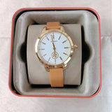 Tory Burch Collins Quartz White Dial Brown Leather Strap Watch for Women - TBW1202 Buy Now By Tory Burch