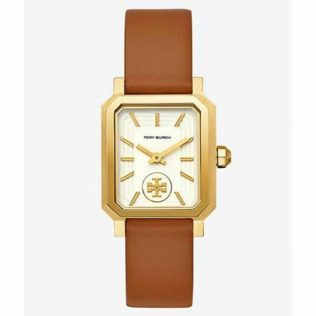 Tory Burch Robinson White Dial Brown Leather Strap Watch for Women - TBW1503 Buy Now By Tory Burch