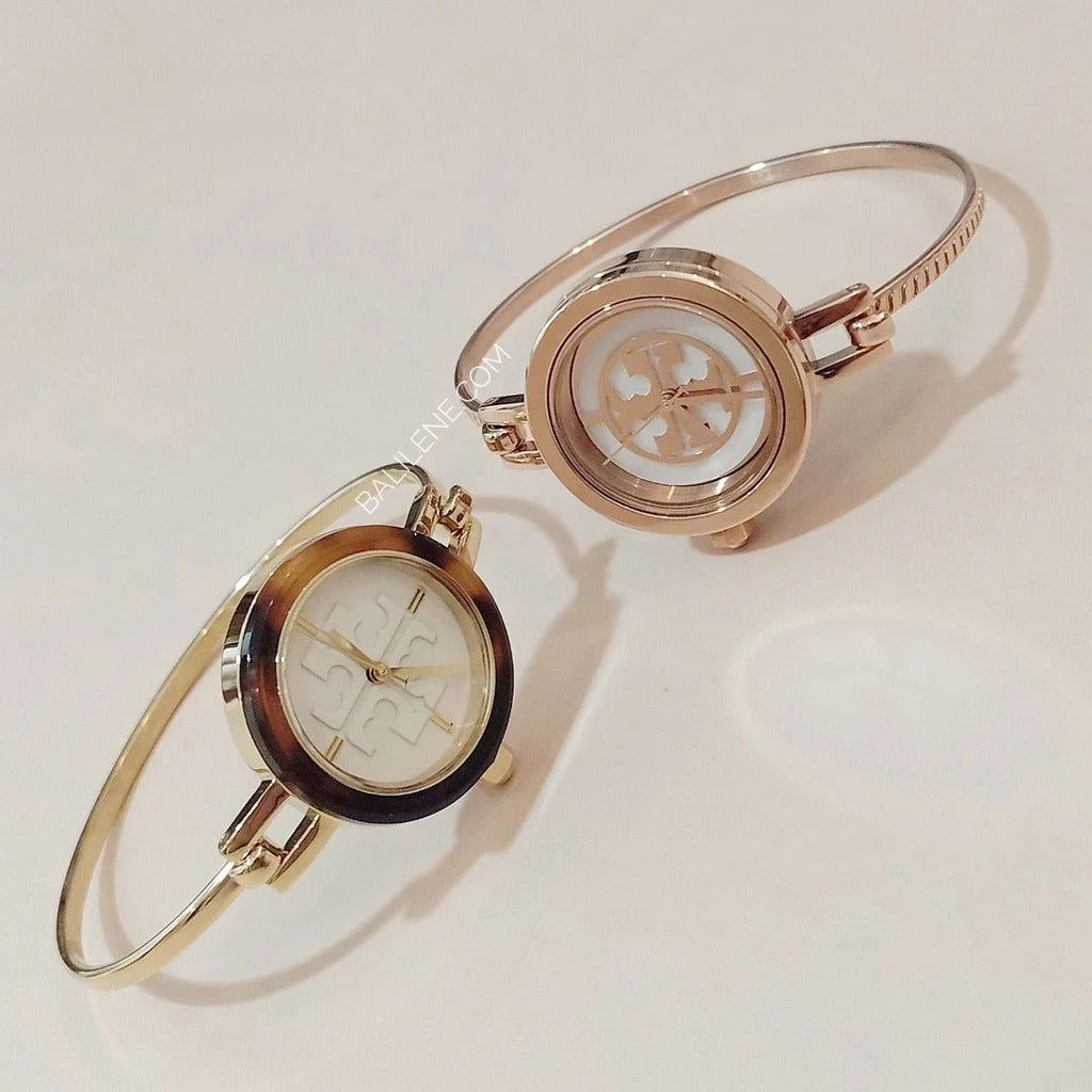 Tory Burch Riva Rose Gold Dial Rose Gold Steel Strap Watch for Women - TBW4037 Buy Now By Tory Burch