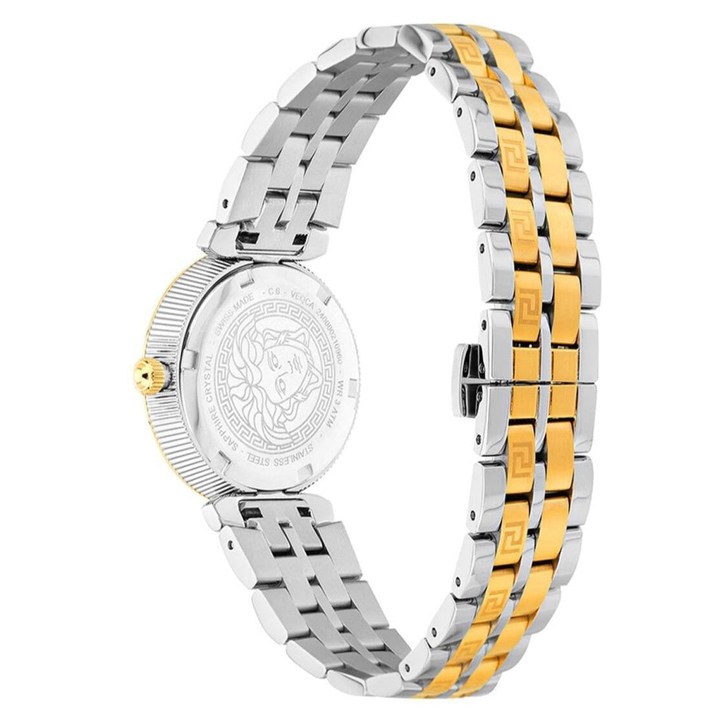 Versace Daphnis Quartz Green Dial Two Tone Steel Strap Watch for Women - VEOCA0424 Buy Now By Versace