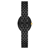 Tory Burch Oval Black Dial Black Steel Strap Watch for Women - TBW6035 Buy Now By Tory Burch