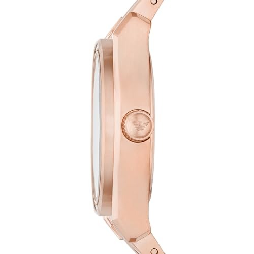 Emporio Armani Federica Analog Mother of Pearl Dial Rose Gold Steel Strap Watch for Women - AR11558 Buy Now By Emporio Armani