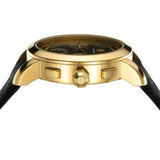 Tory Burch The Tory Chronograph Black Dial Black Leather Strap Watch for Women - TBW1055 Buy Now By Tory Burch