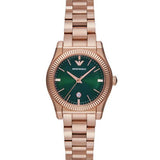 Emporio Armani Federica Analog Green Dial Rose Gold Steel Strap Watch for Women - AR11639 Buy Now By Emporio Armani