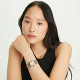 Tory Burch Eleanor White Dial Silver Steel Strap Watch for Women - TBW1069 Buy Now By Tory Burch