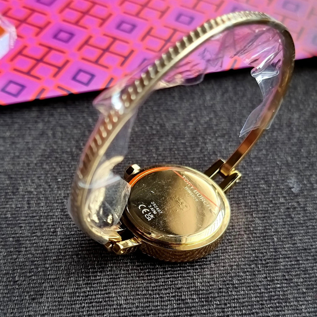 Tory Burch Riva Gold Dial Gold Steel Strap Watch for Women - TBW4029 Buy Now By Tory Burch