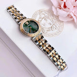 Versace Daphnis Quartz Green Dial Two Tone Steel Strap Watch for Women - VEOCA0424 Buy Now By Versace