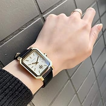 Tory Burch Robinson White Dial Black Leather Strap Watch for Women - TBW1504 Buy Now By Tory Burch