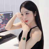 Versace Daphnis Quartz Green Dial Two Tone Steel Strap Watch for Women - VEOCA0424 Buy Now By Versace