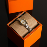 Tory Burch Oval White Dial Two Tone Steel Strap Watch for Women - TBW6033 Buy Now By Tory Burch