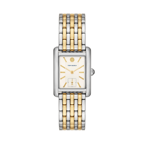 Tory Burch Eleanor White Dial Two Tone Steel Strap Watch for Women - TBW1070 Buy Now By Tory Burch